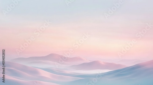 Soft Pastel Minimalist Background for Creative Use