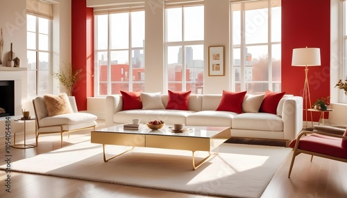 Wallpaper Mural Photo interior modern design room 3d design Torontodigital.ca