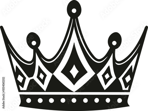 King & Queen Crown vector.