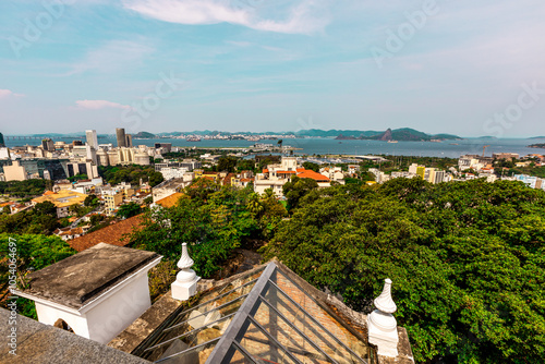 Rio de Janeiro View from Parque das Ruínas in Santa Tereza - Brazil photo