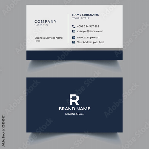 Modern business Card Template Design. Visiting Card Design, Creative Business Card Design