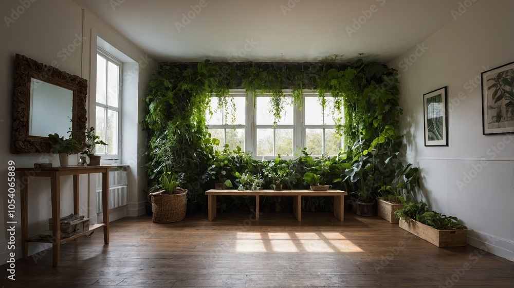 Fototapeta premium Indoor Garden Sunlit Room