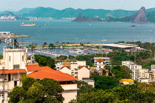 Rio de Janeiro View from Parque das Ruínas in Santa Tereza - Brazil photo