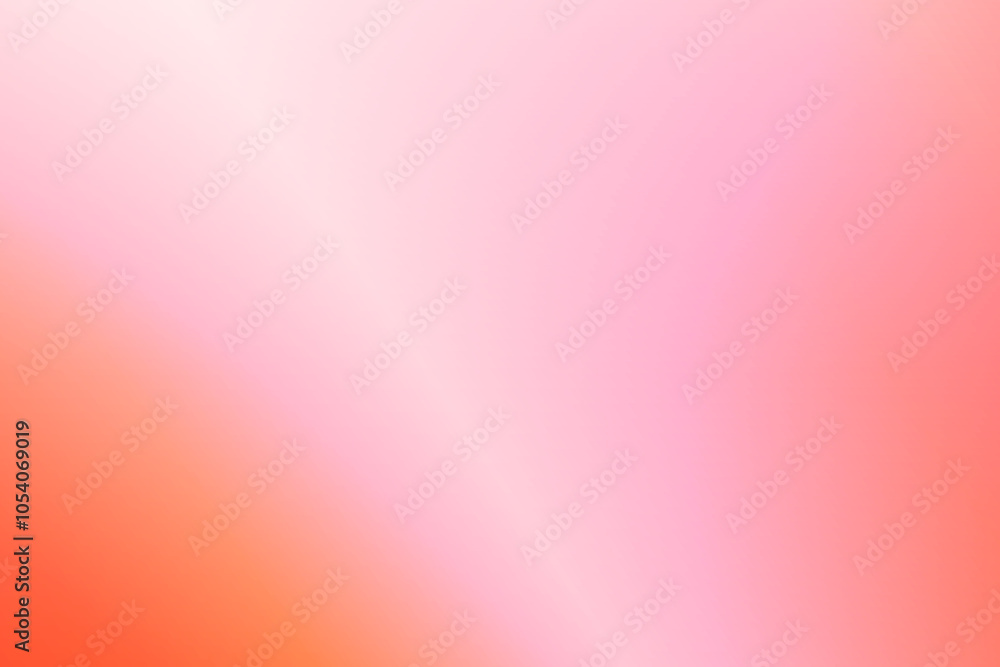 Fototapeta premium Bright defocused pale red background.Soft colorful light gradient backdrop with space for text.
