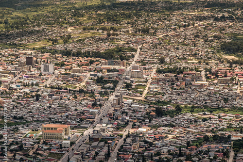 Cidade de Huambo em Angola