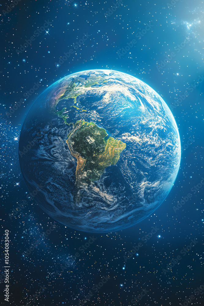 Obraz premium Earth in space