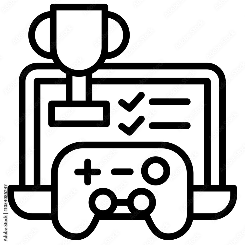 Obraz premium Gamification Icon