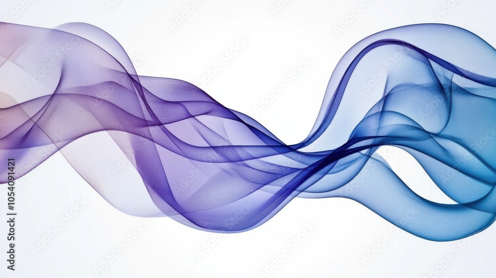 Naklejka premium Soft Fluid Gradients Abstract Background Design