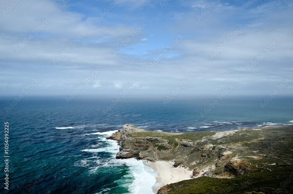 Fototapeta premium view from the sea / cape of good hope