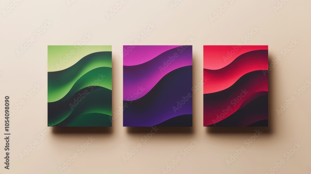 Obraz premium The Colorful Wave Artwork