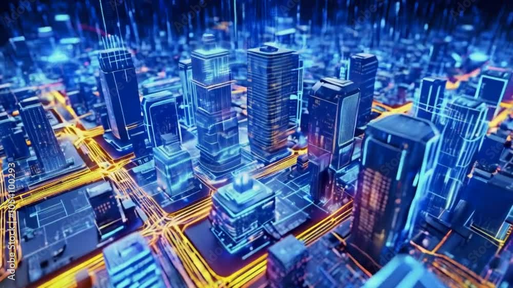 Smart city digital world metaverse, 3D AI artificial intelligence robot engineer digital technology security power energy sustainable environment technology futuristic interface, 3D city interface Smart city digital world metaverse, 3D AI artificial intelligence robot engineer digital technology security power energy sustainable environment technology futuristic interface, 3D city interface