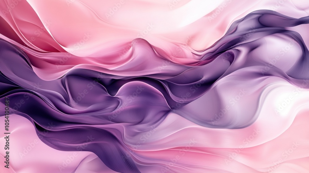 Obraz premium Soft Pink and Purple Gradient Background Design