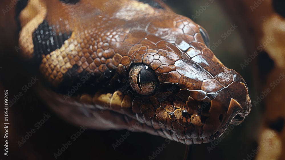 Fototapeta premium A boa constrictor