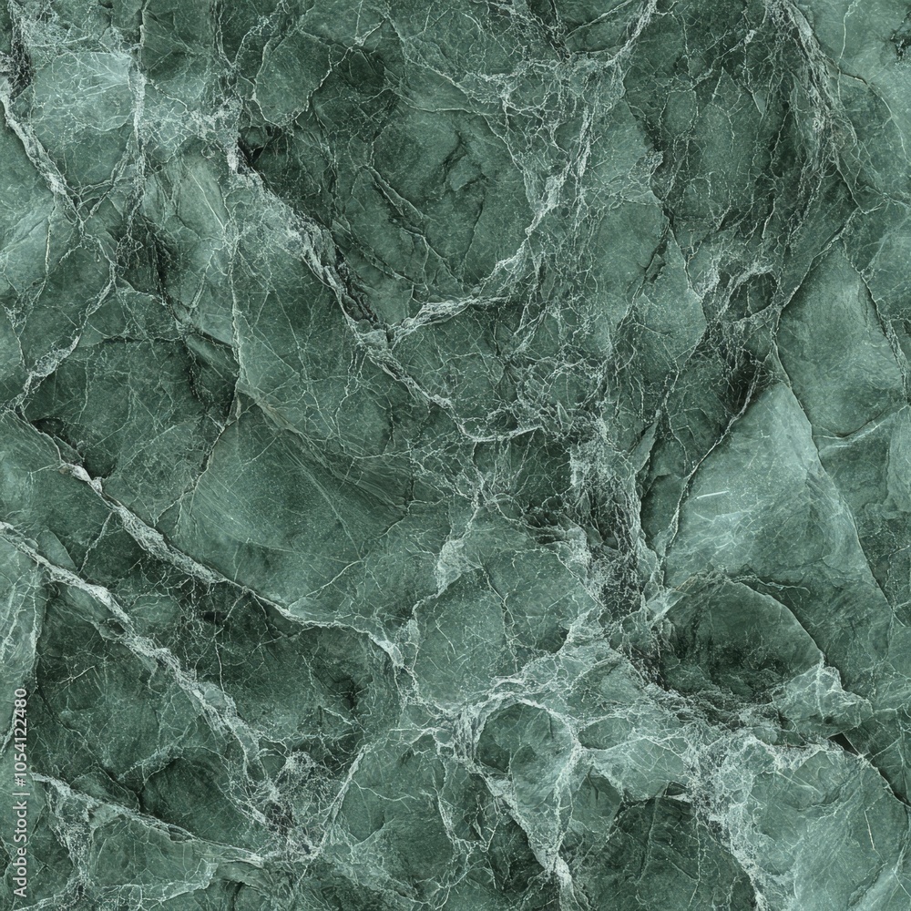 Naklejka premium Green Marble Texture: Natural Stone Background