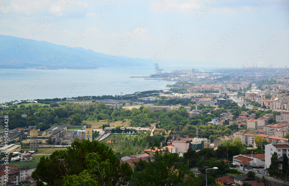 Fototapeta premium A view from Izmit, Turkey