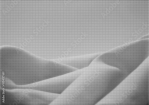 Abstract vector halftone texture with a transparent background