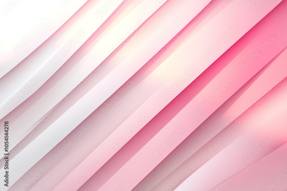 Fototapeta premium Abstract pink and white diagonal lines background. (1)