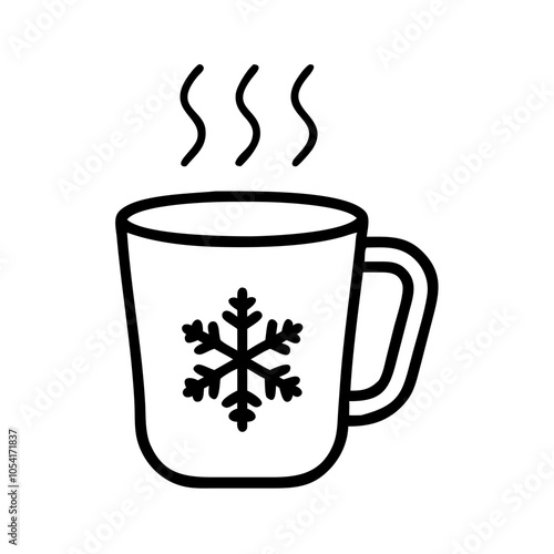 Cozy Winter Mug Icon