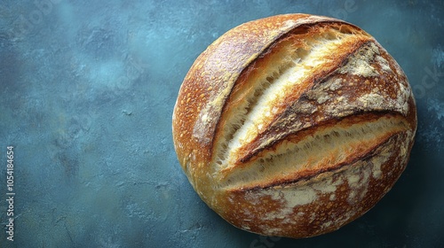 Wallpaper Mural Freshly Baked Sourdough Bread with Golden Crust Torontodigital.ca