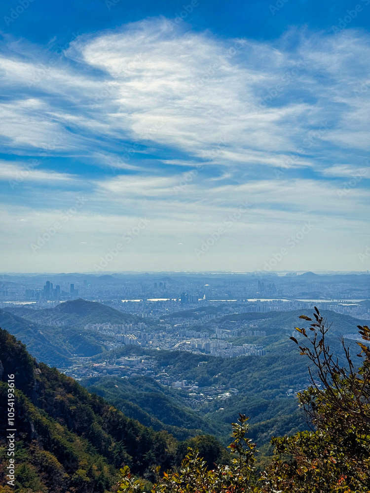 Seoul Skyline and Urban Landscape Seen from Bukhansan Mountain Seoul Skyline and Urban Landscape Seen from Bukhansan Mountain