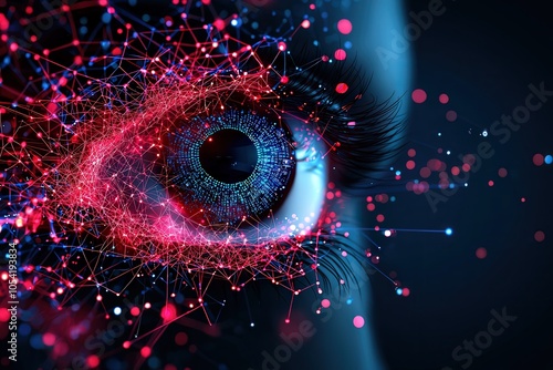 Exploring the Intersection of Technology and Human Perception Through Digital Eye Visualization