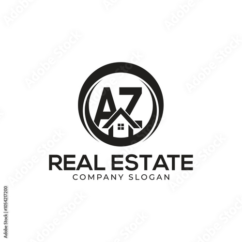 AZ Real Estate Logo template