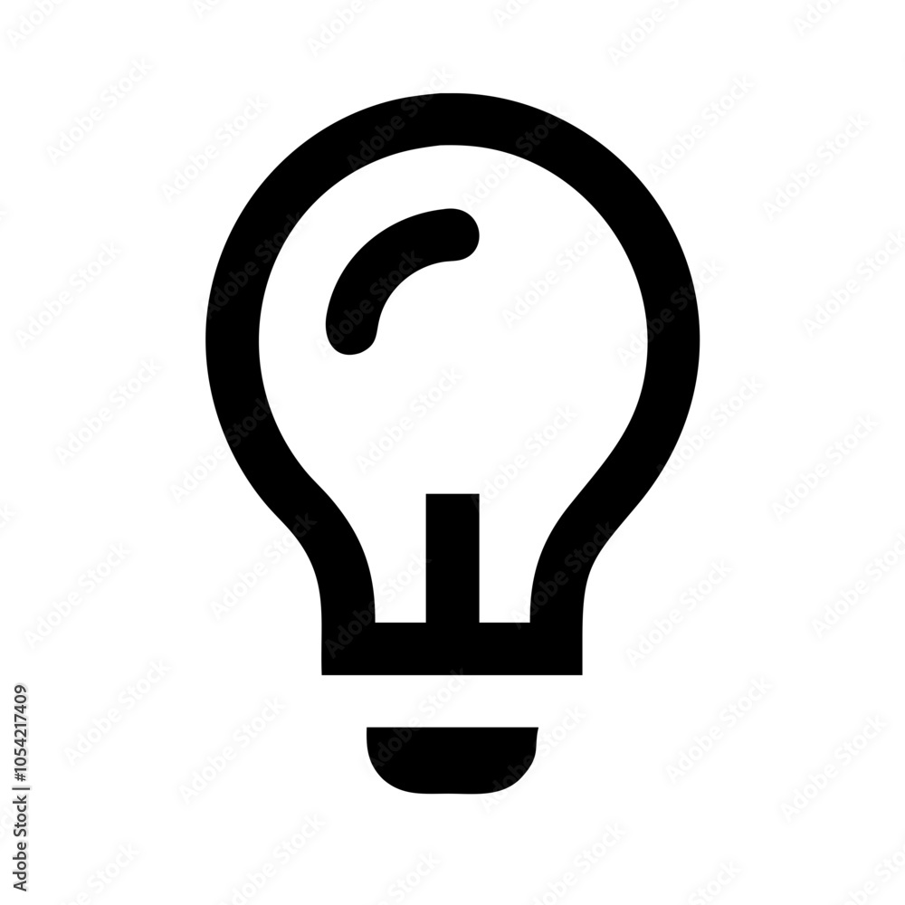 Bright Light Bulb Icon