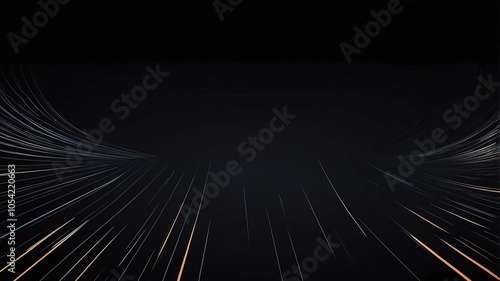 black backdrop with anime manga speed lines background