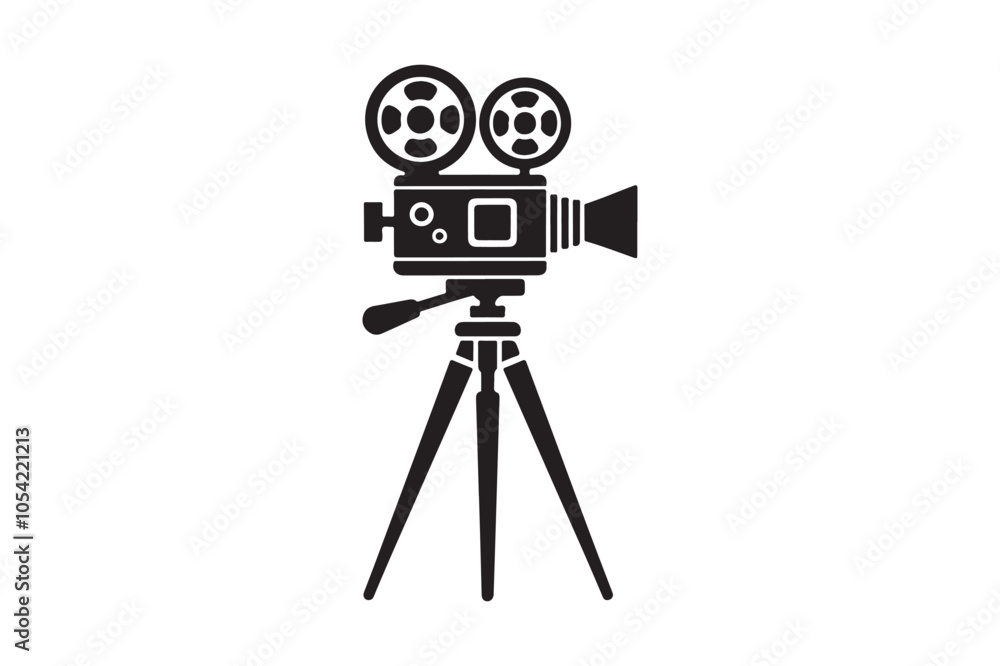 Obraz premium Vintage movie Film camera retro 117.eps