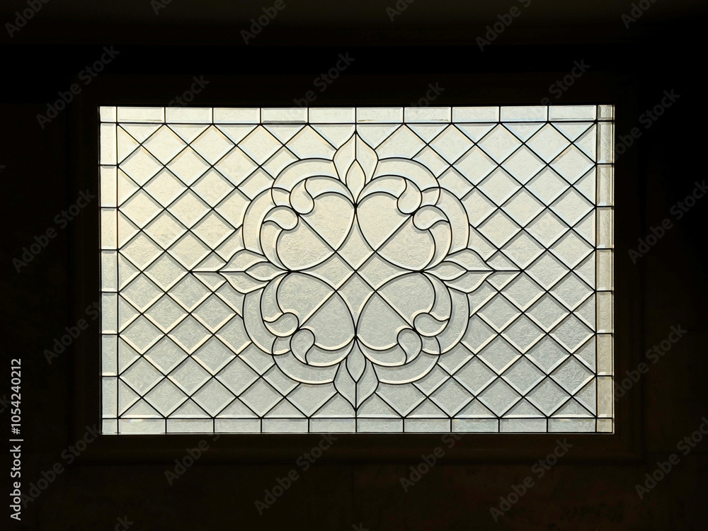 Fototapeta premium Stain glass window pattern
