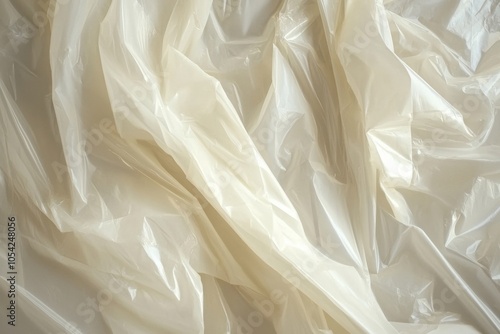 Genuine polyethylene sheeting look: durable plastic film finish photo