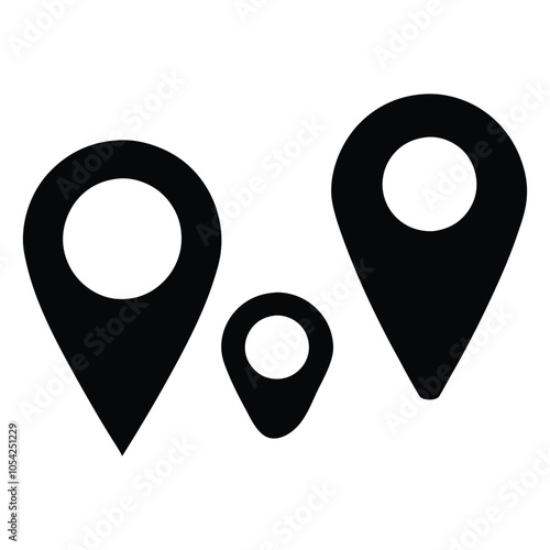 Fényképezés Map, sign, pin, mark, pinter