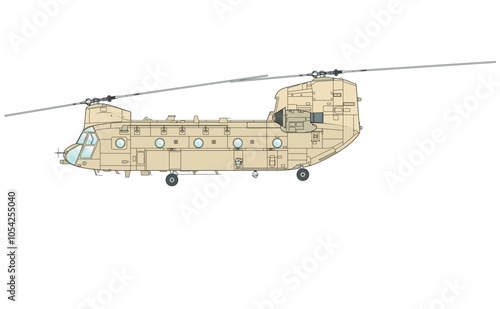 Amerikanischer Transporthubschrauber