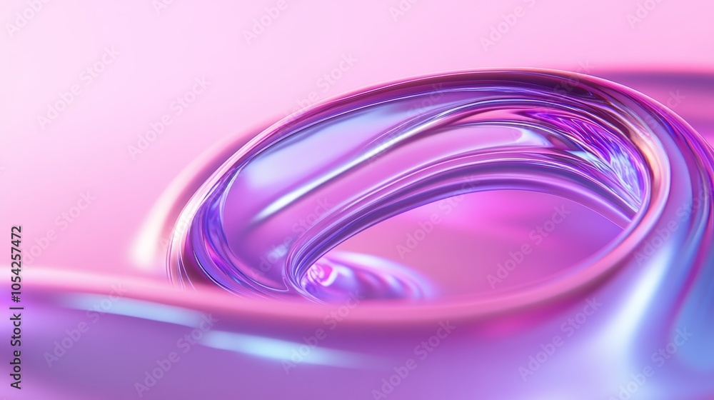 A smooth, flowing abstract design with vibrant purple and pink hues. A smooth, flowing abstract design with vibrant purple and pink hues.