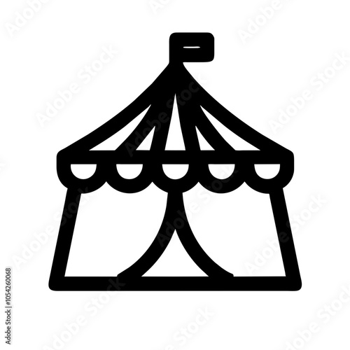 Circus Tent Icon