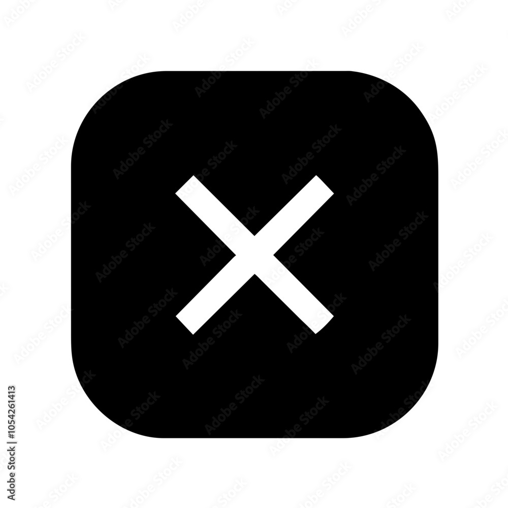 Obraz premium Close Button Icon