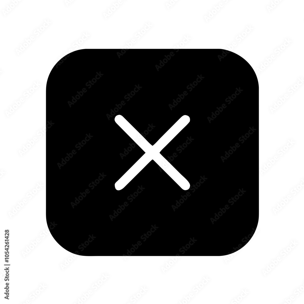 Obraz premium Close Button Icon