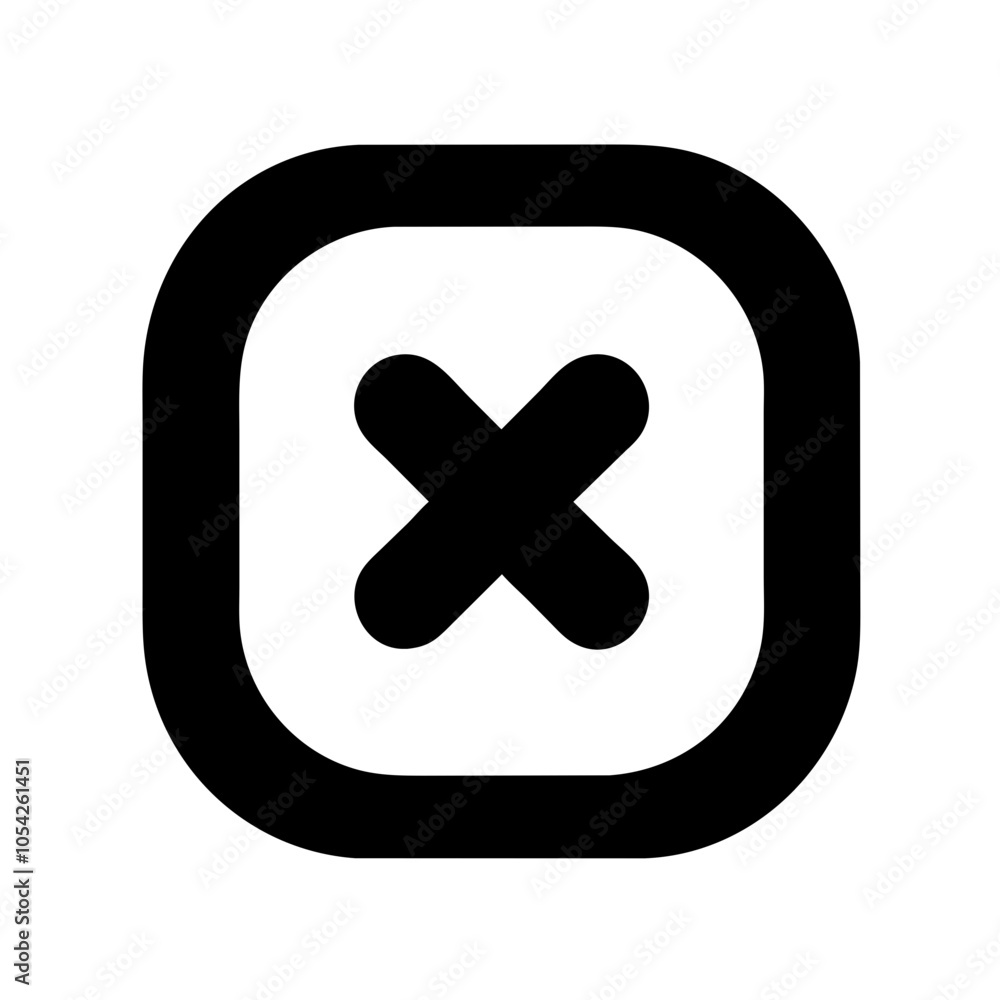 Obraz premium Close Button Icon