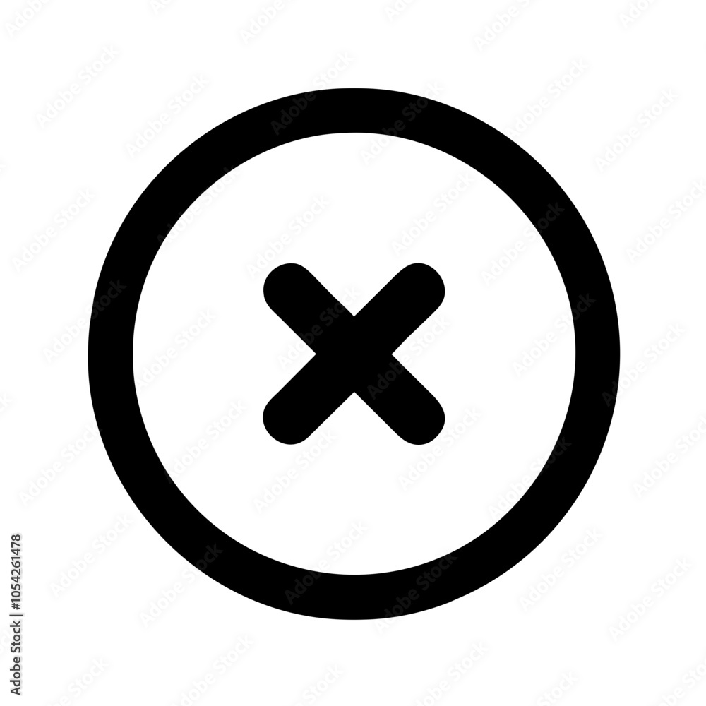 Obraz premium Close Button Icon