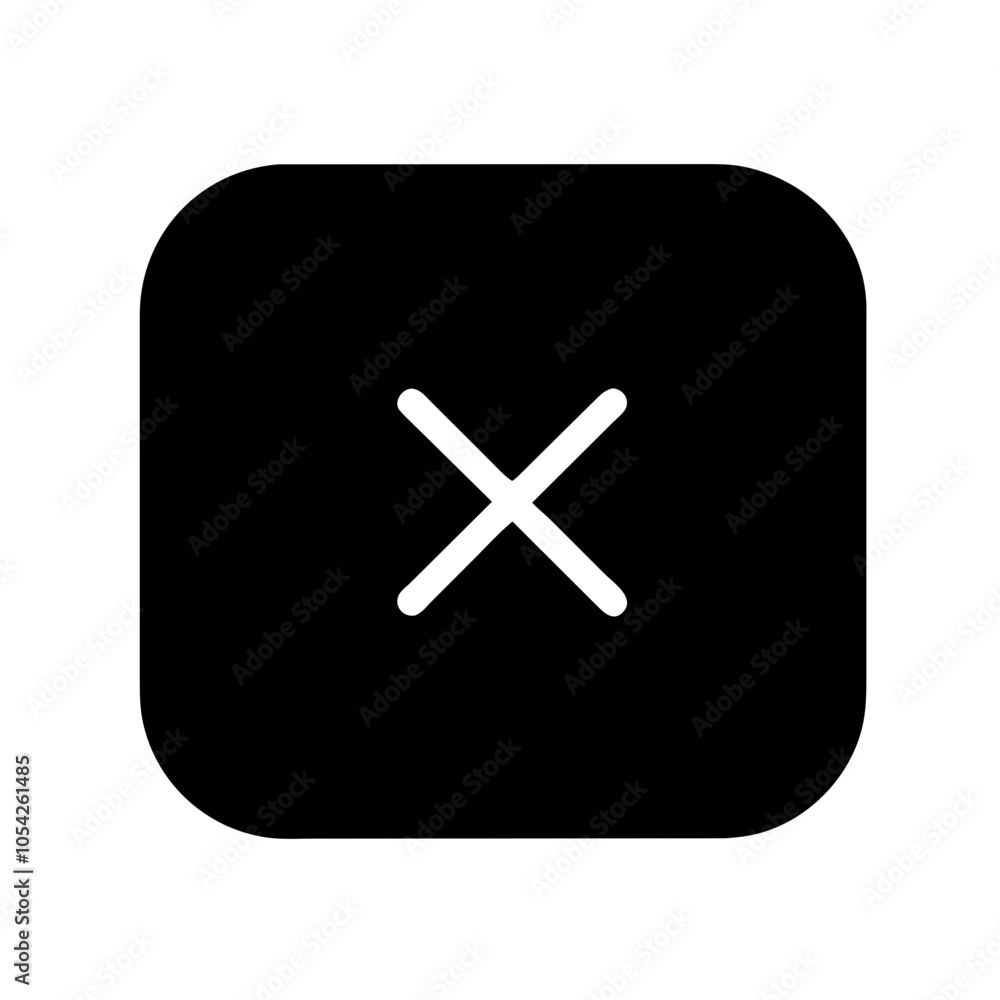 Obraz premium Close Button Icon