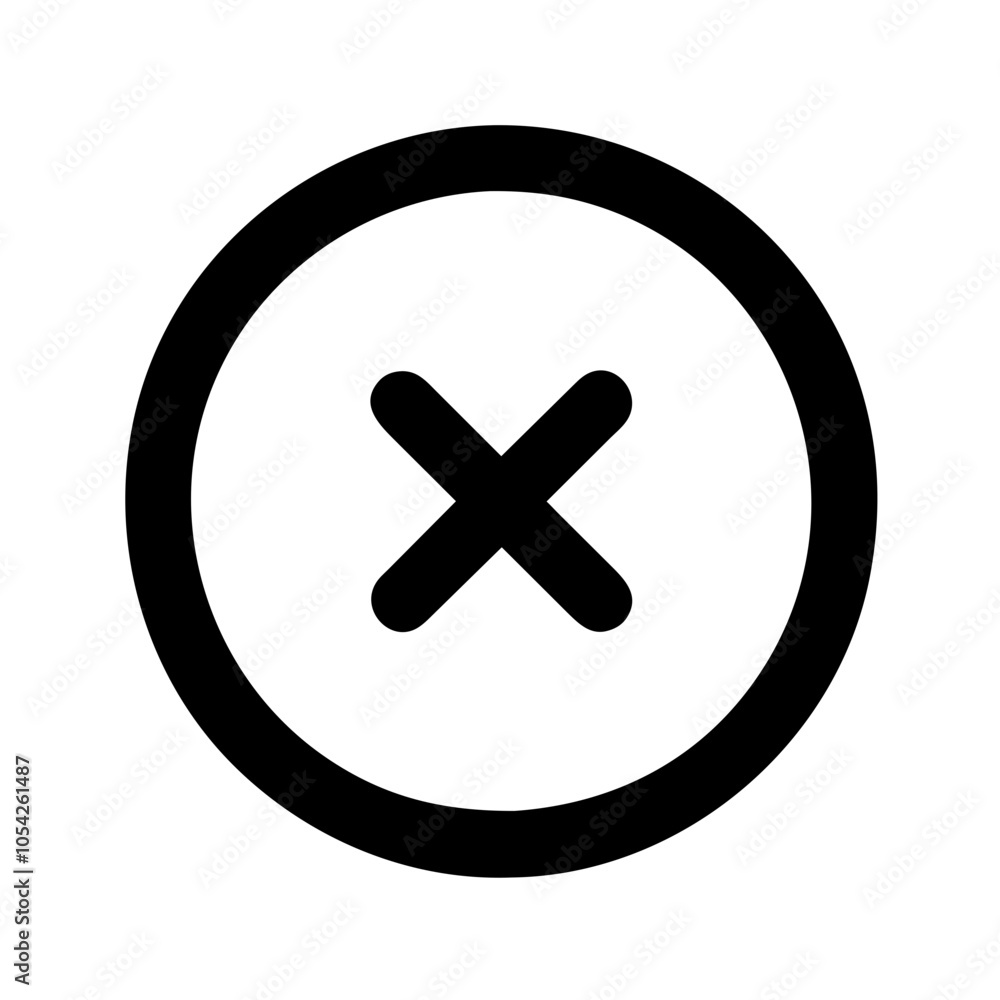 Obraz premium Close Button Icon