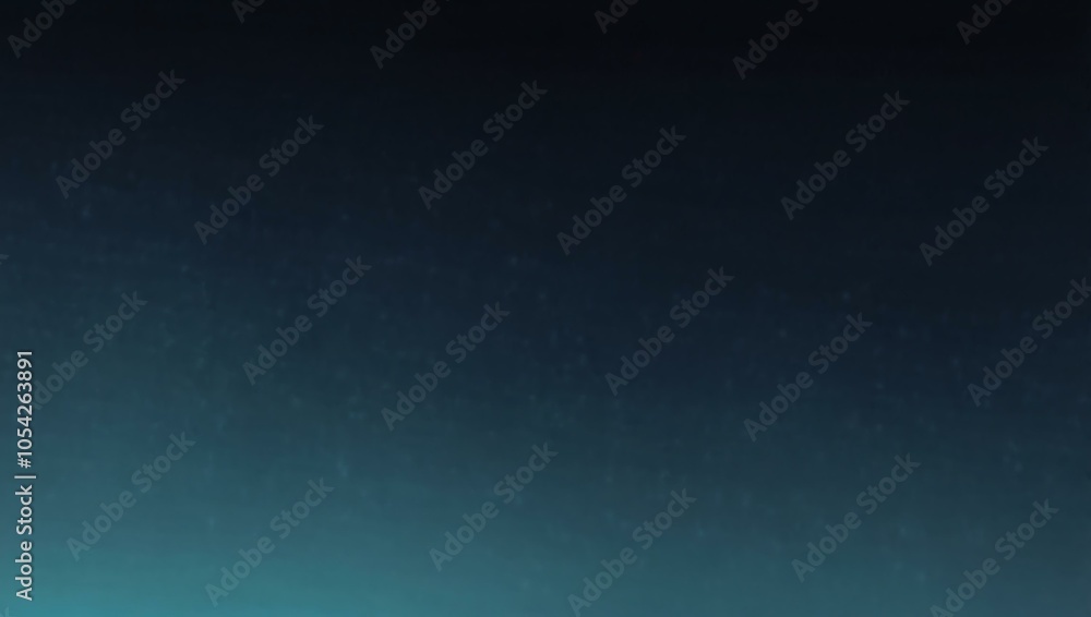 Obraz premium Minimalist smooth surface with midnight blue and cyan gradient.