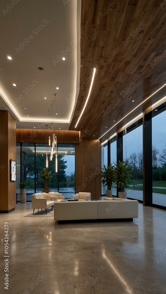 Fototapeta premium Modern dental clinic lobby