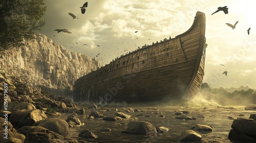 Noah Ark's Alleged Landing on Mount photo