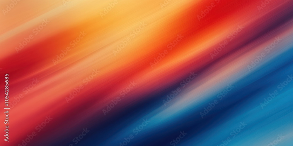 Obraz premium Vibrant abstract background with flowing colors of red, orange, and blue, creating dynamic and energetic feel. Perfect for artistic designs and modern aesthetics
