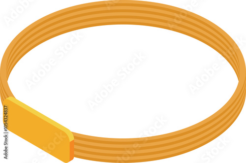 Gold bracelet radiating sophistication and timeless appeal