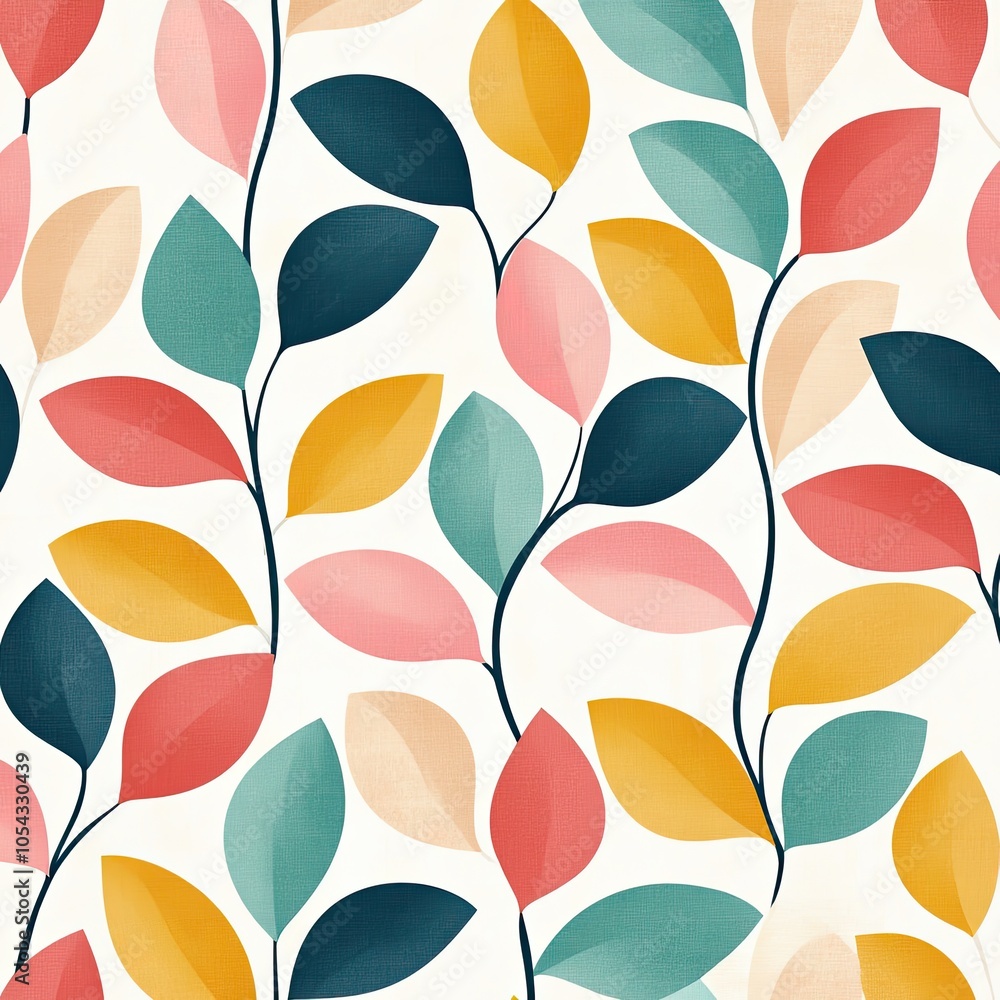 A vibrant and colorful pattern of leaves, showcasing a diverse palette, perfect for creative design projects and decorative purposes. A vibrant and colorful pattern of leaves, showcasing a diverse palette, perfect for creative design projects and decorative purposes.