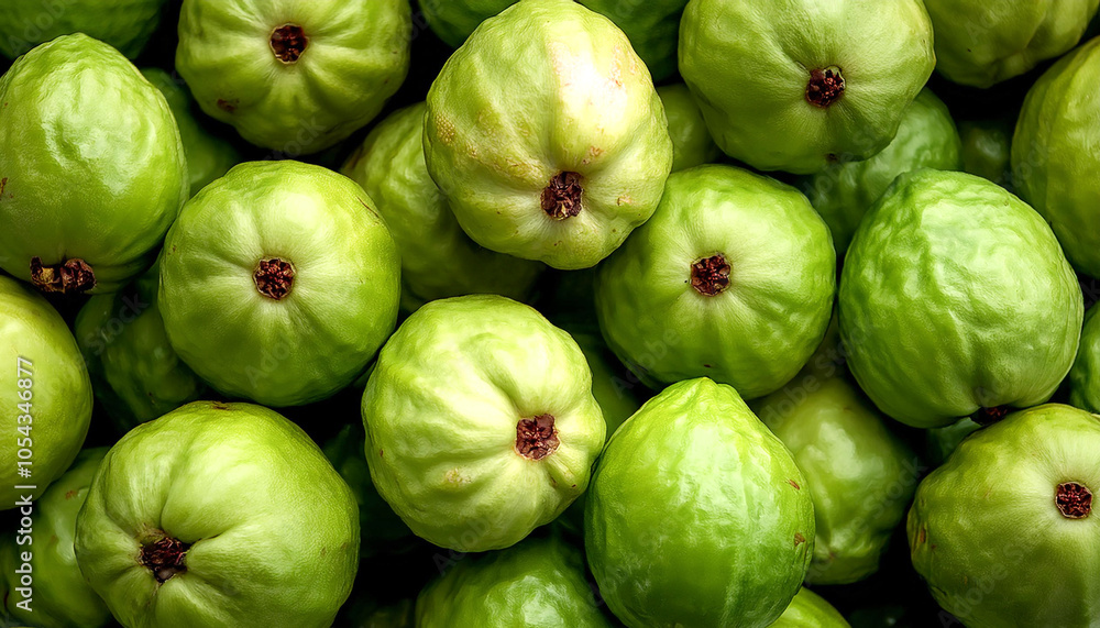 Guava, Creative background design with food theme, focus on the pile of fresh Guava Guava, Creative background design with food theme, focus on the pile of fresh Guava