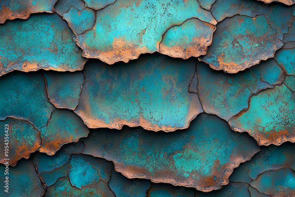 A close-up of weathered paint, showcasing textured blue and teal layers with rust, creating an abstract, artistic pattern. A close-up of weathered paint, showcasing textured blue and teal layers with rust, creating an abstract, artistic pattern.
