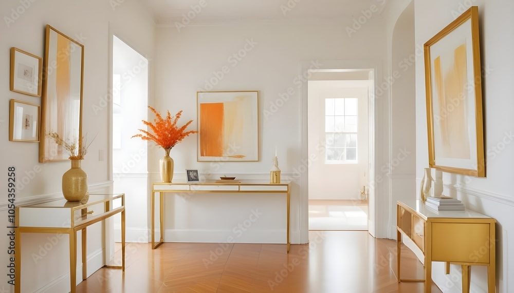 Fototapeta premium Photo interior modern design room 3d illustration